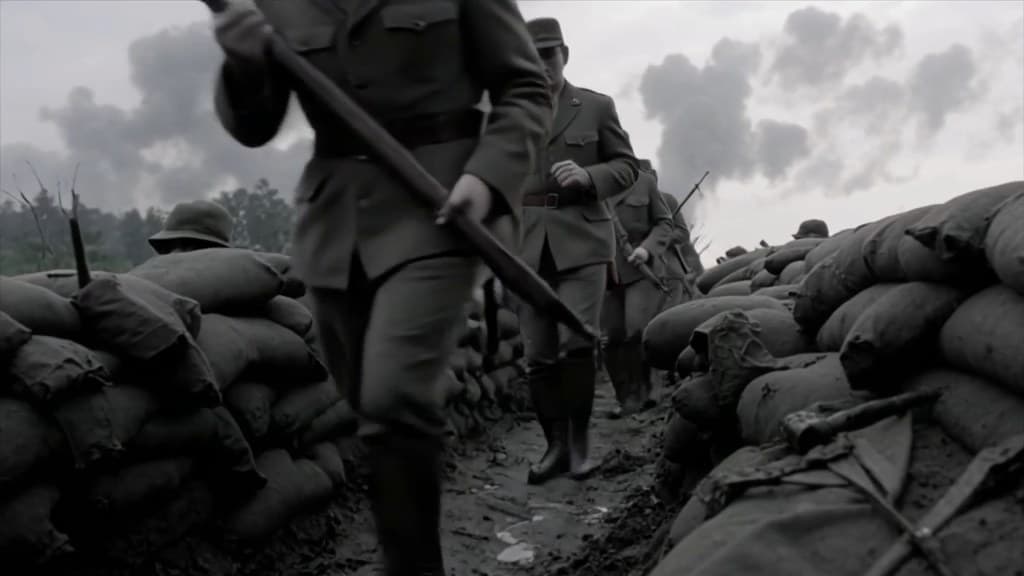 A moment on the front line.