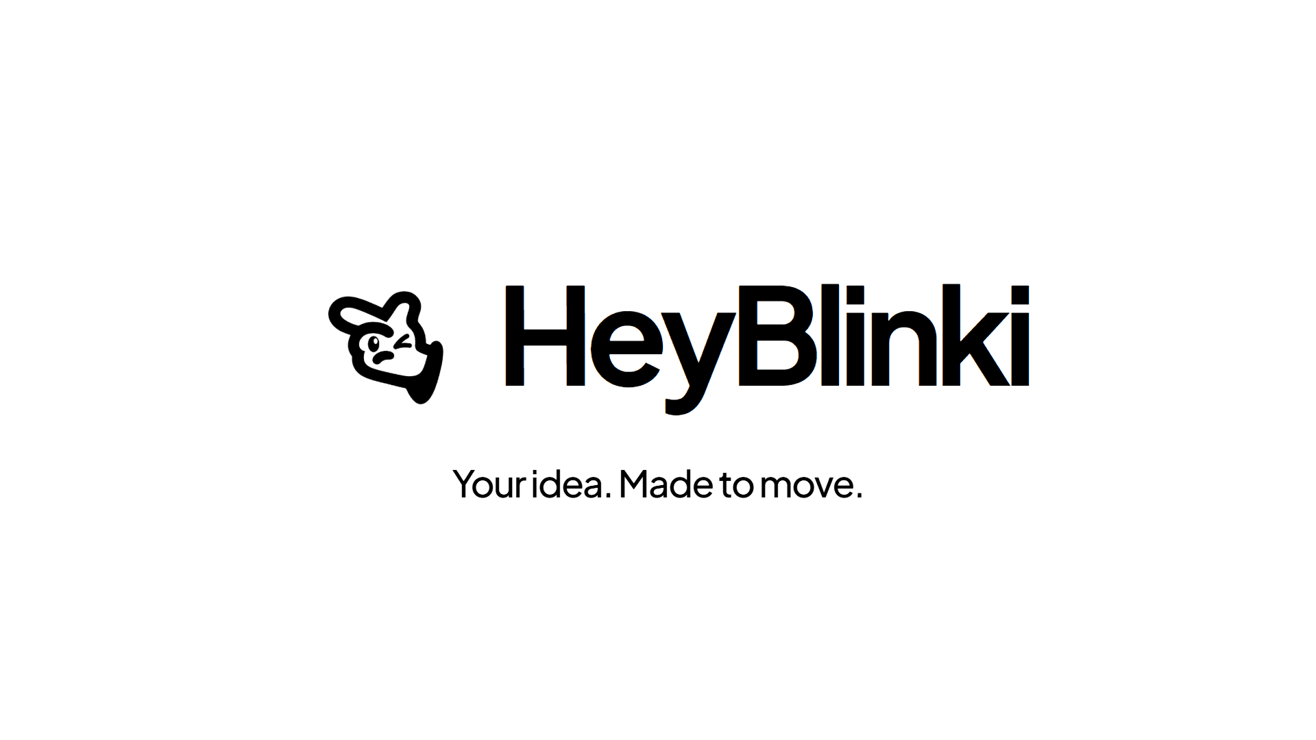 HeyBlinki promo template preview